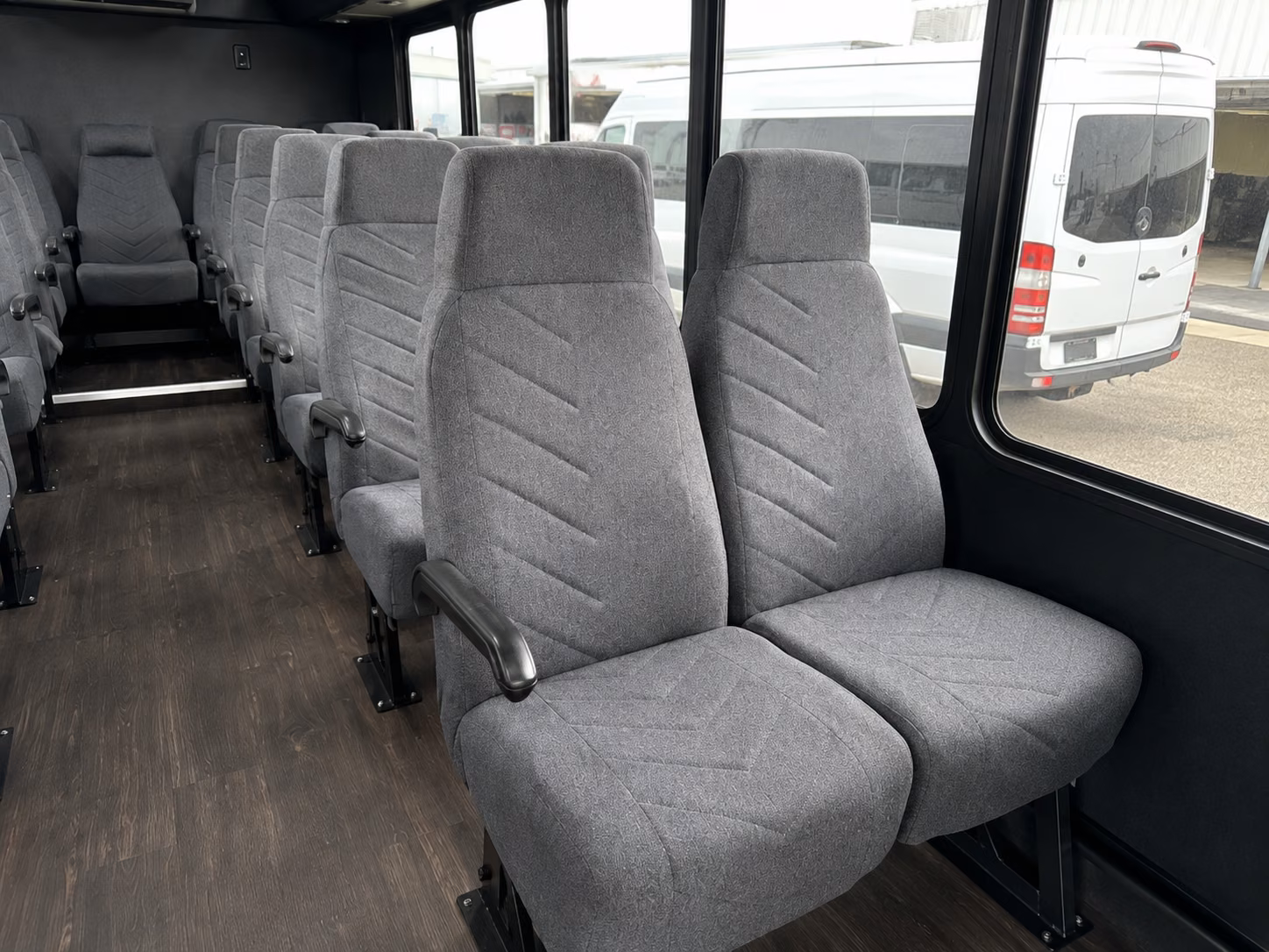 18 passenger minibus inside