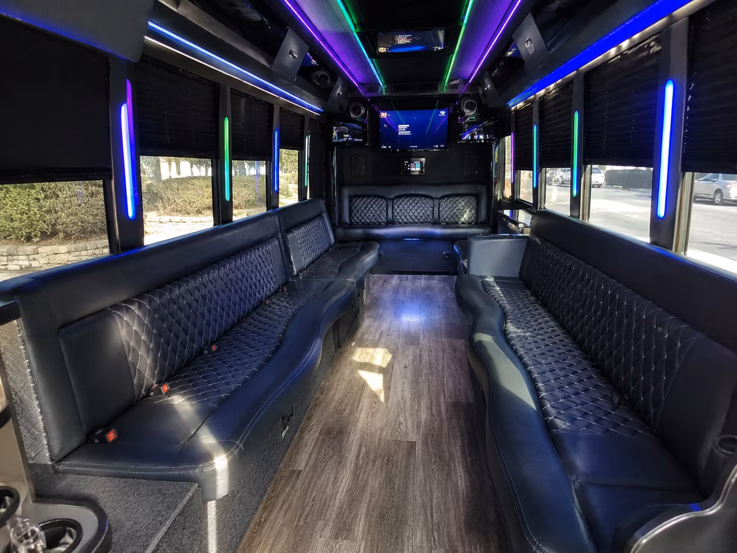 el cajon 15 passenger party bus interior