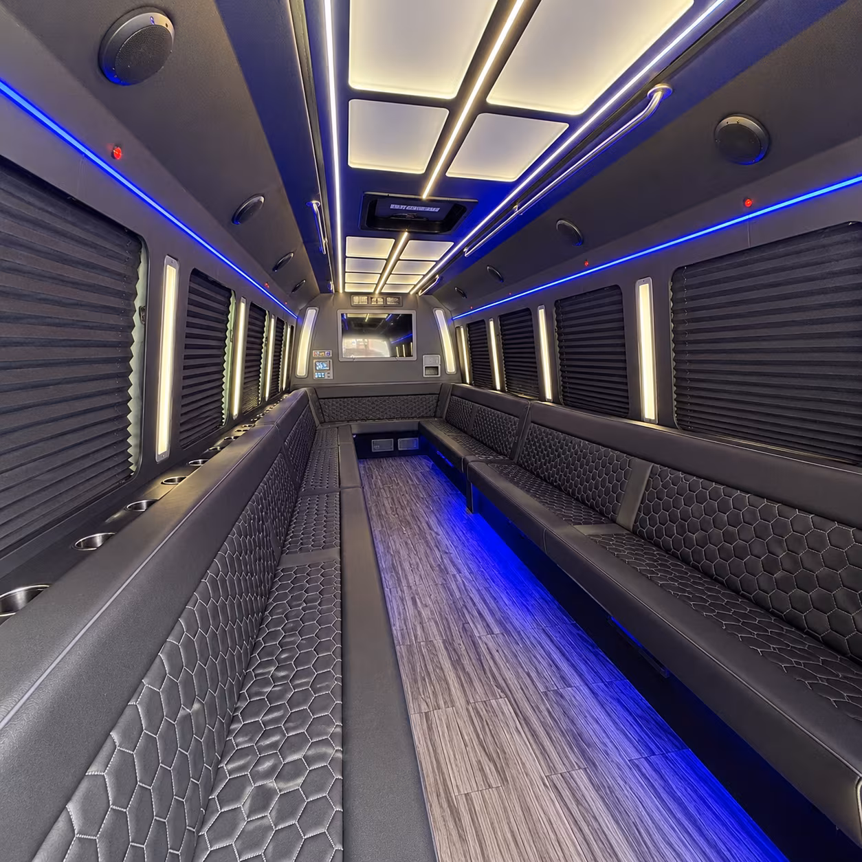 el cajon 30 passenger party bus interior