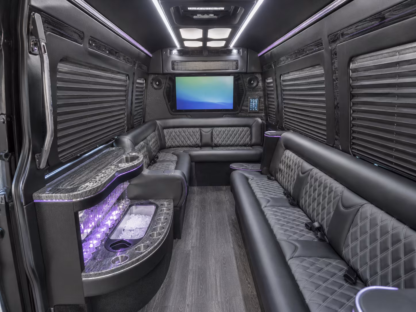 el cajon 40 passenger party bus interior